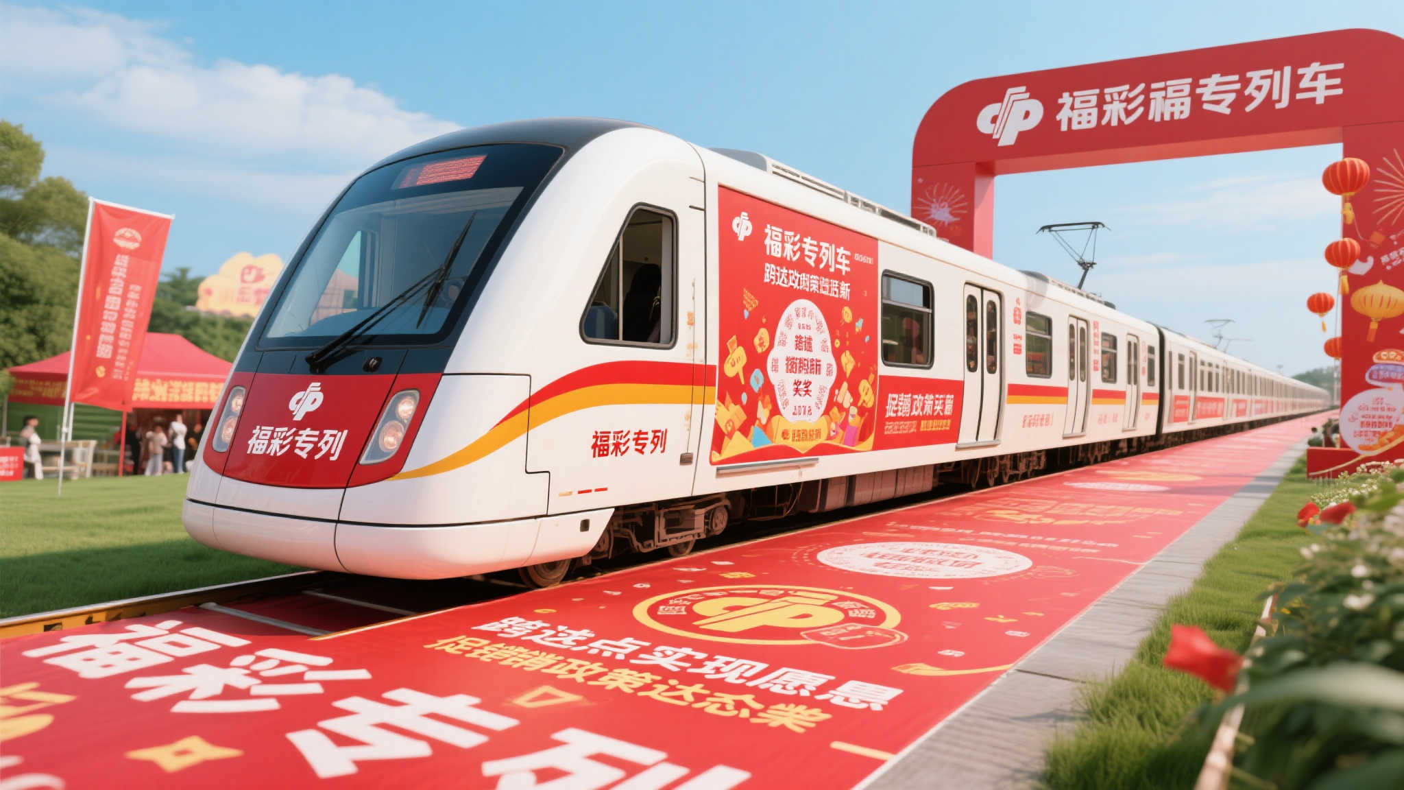 所谓“福彩专列”，是一种象征性比喻，它传