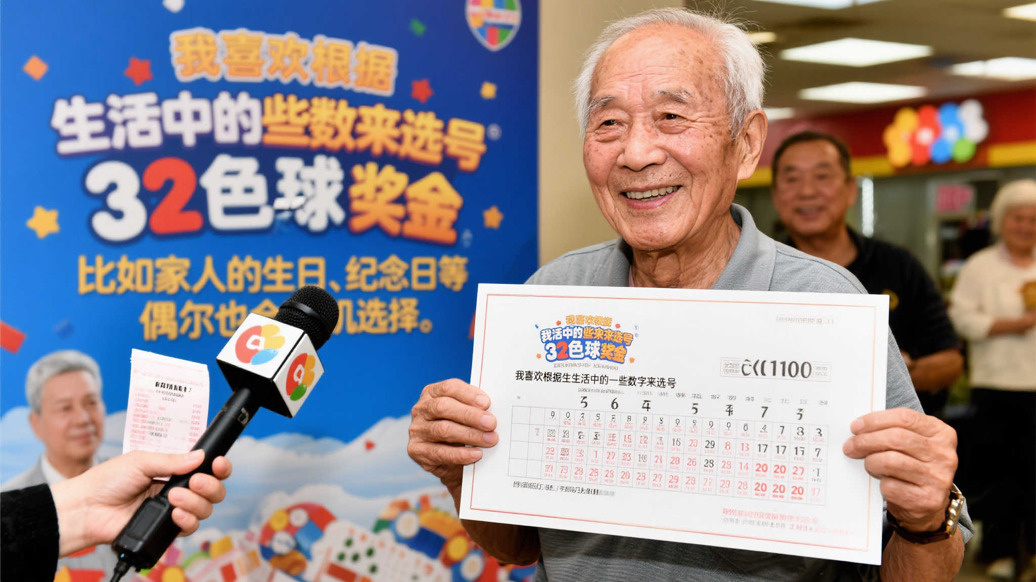 在接受采访时，这位老先生淡然一笑，表示自