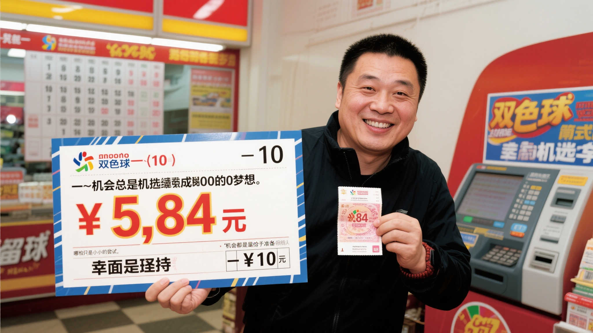 一、10元机选成就百万梦想：运气还是坚持