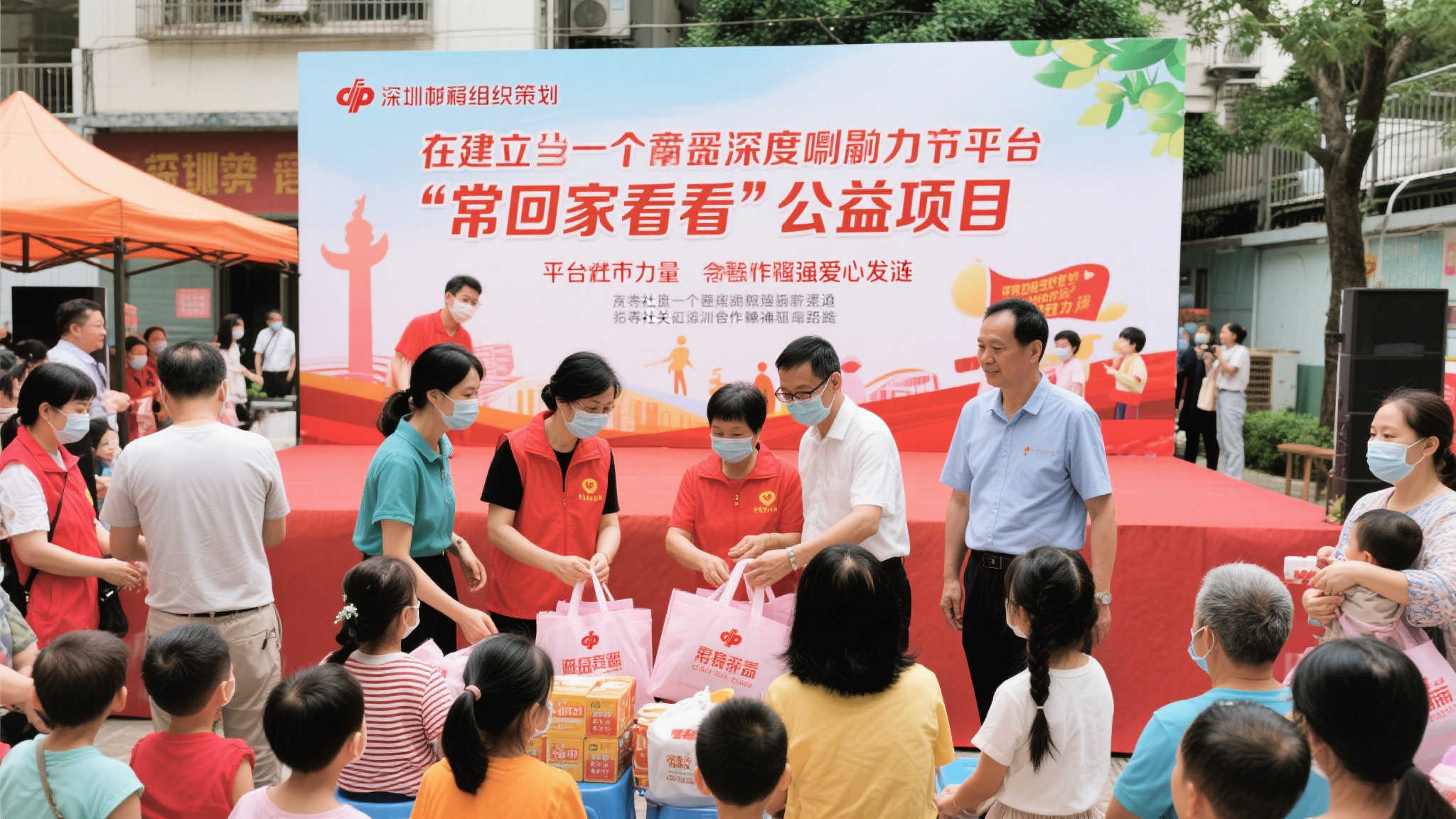 深圳福彩组织策划的“常回家看看”公益项目